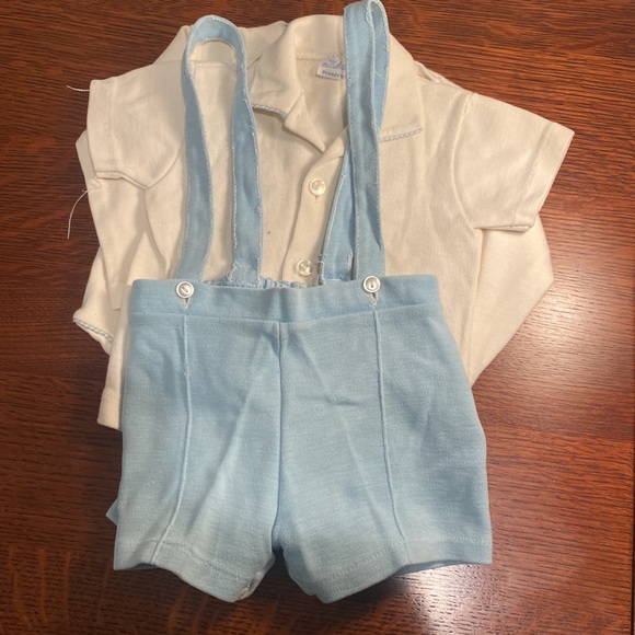 Vintage baby size 2 outfit.  Shirt, jacket and shorts. - Picture 4 of 4